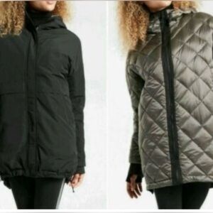 SOLD Athleta Vortex Reversible Down Parka